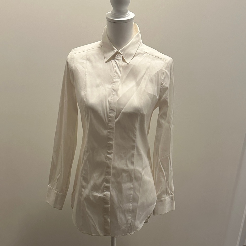 White House Black Market Button Down Dress Shirt